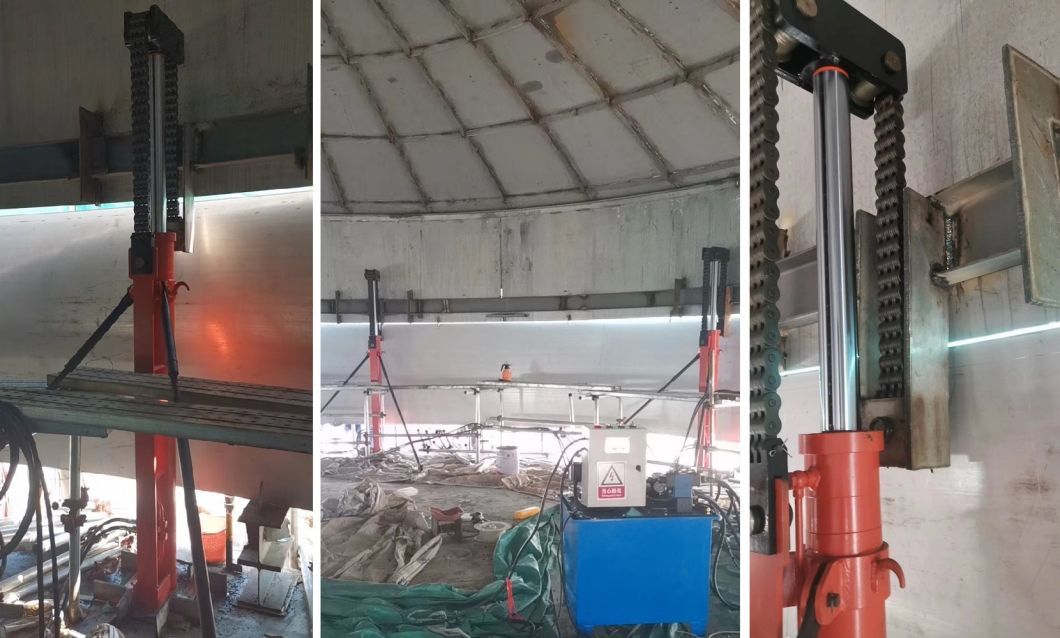 Simple Tank Hydraulic Jacking System with Steel Chain Stock Available