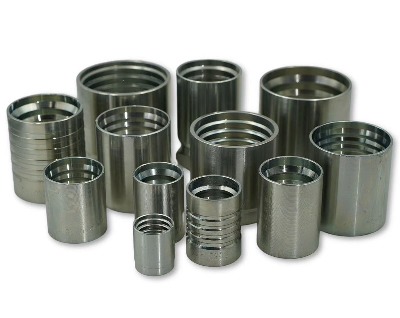 Hexagonal Carbon Steel Straight External Thread Jic37 Degrees to Nptf External Thread Hydraulic Transition Joint
