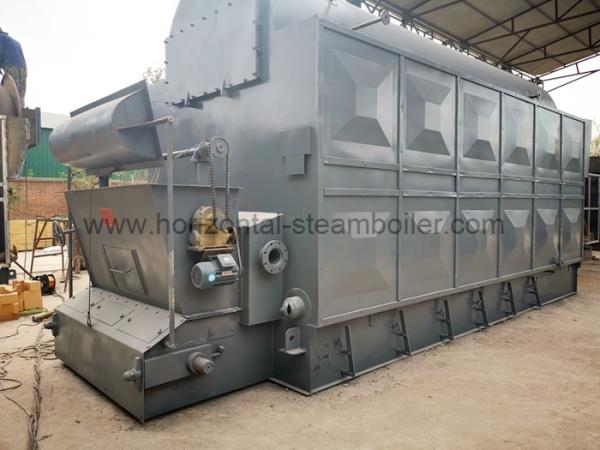 Quality Q345R Horizontal Biomass Fired Steam Boiler , Biomass Pellet Steam Boiler for sale