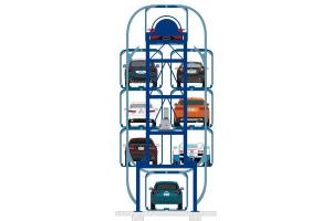 Vertical Rotary Automated Parking Management System Motor Chain Drive