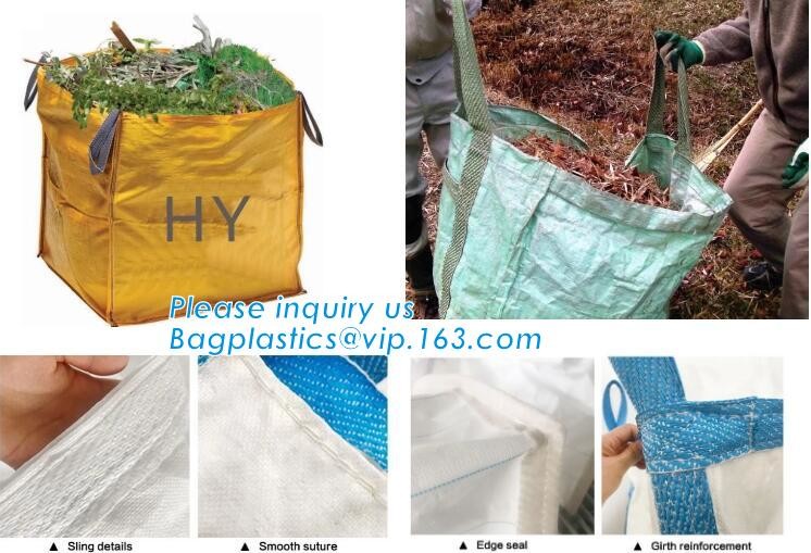 customizable PP u-panel baffle big bag /coated white woven PP jumbo bag/ventilated 4 panel baffle bag/all colors availab