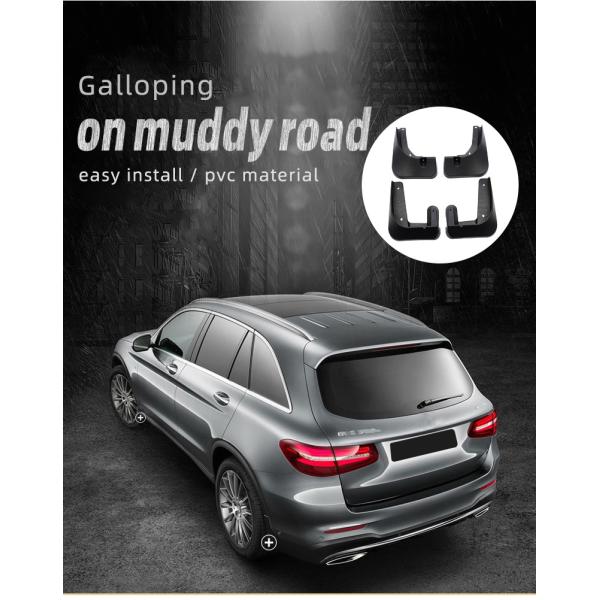 OEM Pvc Dustproof Volkswagen Tiguan Mud Flaps No Drill Installation
