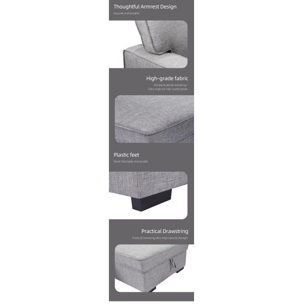 Hot Sell Sleeper Sofa for Bed Storage Foldable Floor Sofa Beds