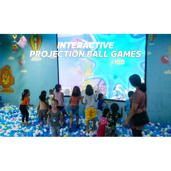 Amusement Interactive Projection Wall Smash Ball Ar Projector Interactive Wall Projection