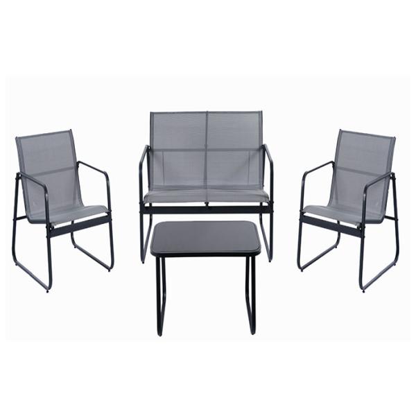 Large Loading Garden Rattan Set 4 Piece Rattan Patio Furniture Set No Fade