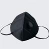 Buy cheap Black Anti Pollution Mask N95 Rated Mask High Filtration Efficiency from wholesalers