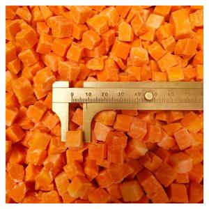 China 2025 New Crop Frozen Carrot Diced Frozen Fresh Carrot Slice wholesale