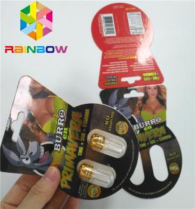 3d Lenticular Packaging Burro Brand Paper Card Box Single Double Hole Including Bottle