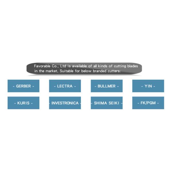 105935 High Precision Alloy Steel Knife Blade For Bullmer Cutting Machine D8002