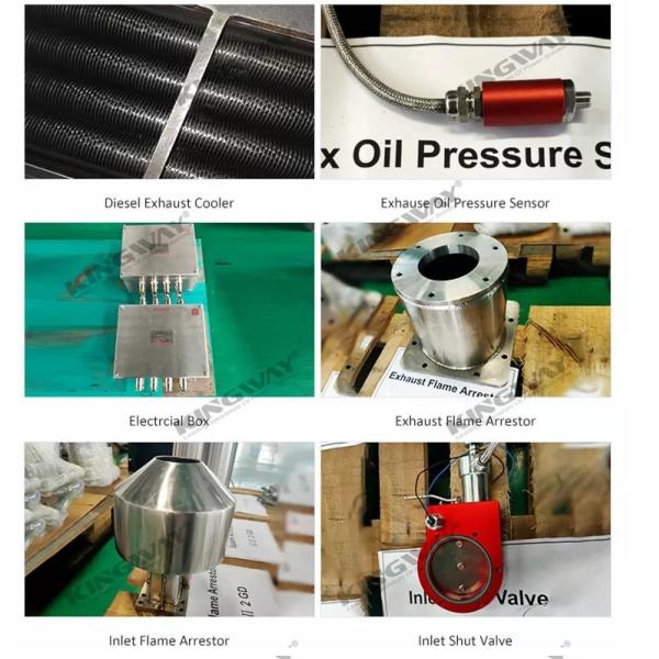 ATEX Zone 2 Temp Class T3 Diesel industrial Generator Set Explosion Proof 250KVA