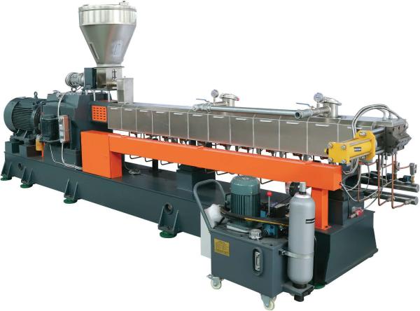 Quality PVC Conical Twin Screw Extruder Pipe Profile Sheet Extrusion Dual Screw Extruder for sale