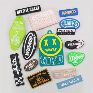 China Fashionable Bags Morale Rubber Patch Custom Silicone Waterproof 2mm Thickness wholesale