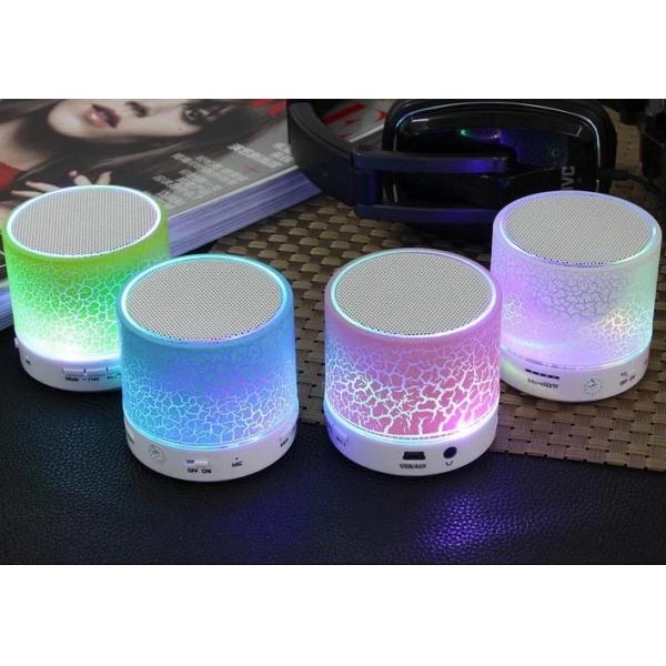 LED Light Type Powerful Portable Speakers Bluetooth Wireless For Computer