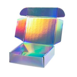 China Collapsible Fashionable Design Cosmetic Paper Packaging Box with Holographic Effect wholesale