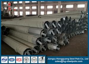 China Hot Dip Galvanised Steel Poles NEA Standard Philippines Octagonal Tubular Pole wholesale
