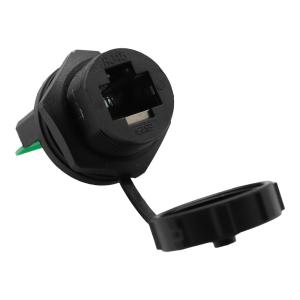 RJ45 Plastic Material Communication Cable Connectors For Networking