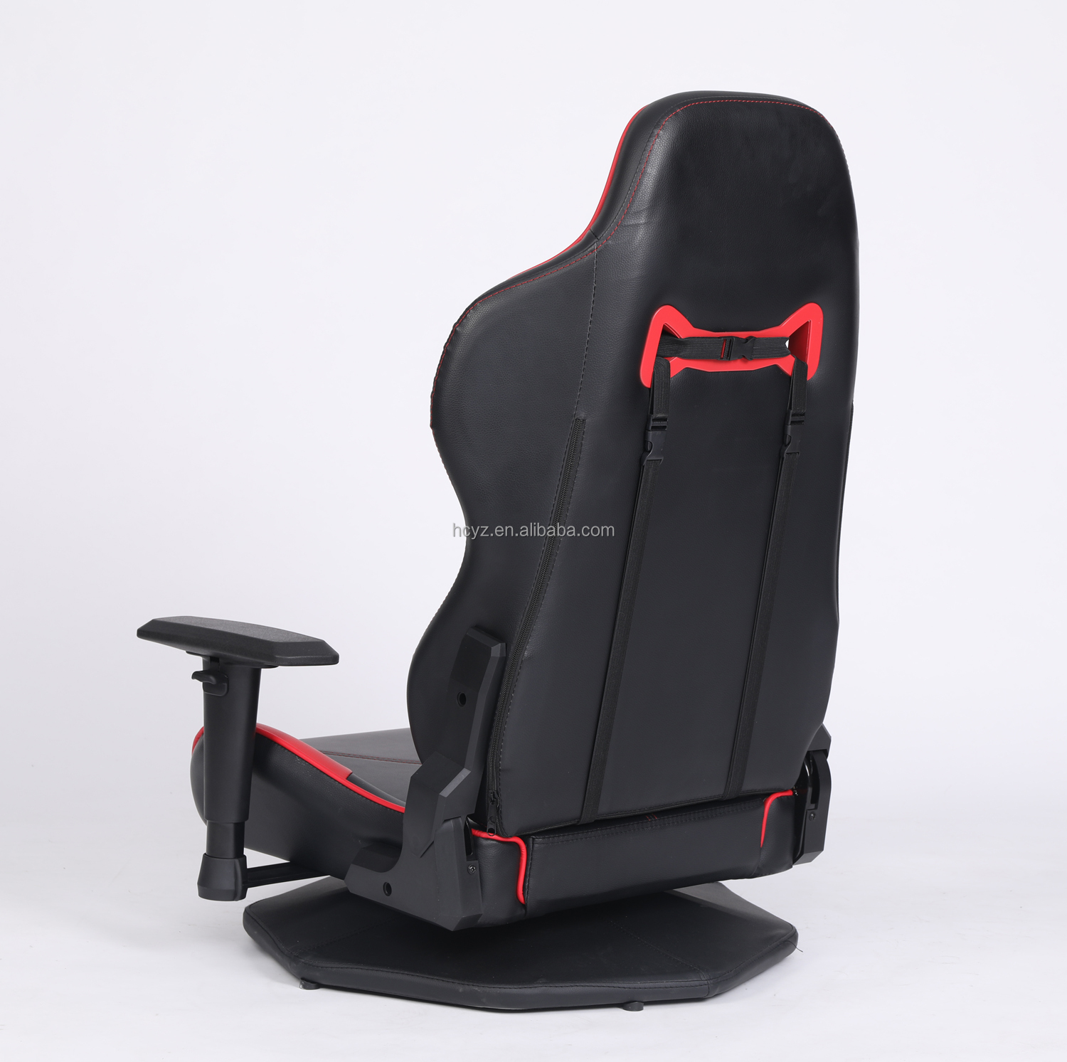 Synthetic Leather Computer Gaming Chair Without Foot Fixed Chassis Rotating Esports Chair