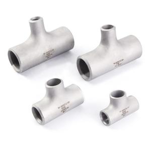 China factory welding titanium pipe BW Titanium Reducing Tee Fitting wholesale