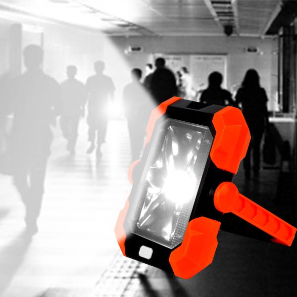 Zoom Solar LED Outdoor Landscape Lighting 6W COB SMD5730 4400mAh Rechargeable Battery