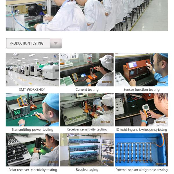 433MHz TPMS Internal Sensor with LCD Display for Trucks Trailers