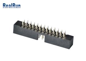 China 180 Degree 2.0mm Pitch Box Header Connector 26P DIP Double Row wholesale