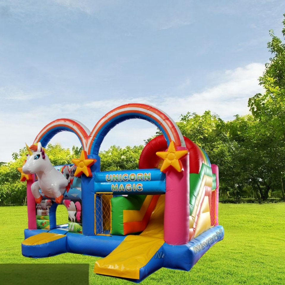 Logo Custom Logo Printed Commercial Pvc Inflatable Bouncy Castle for Children and Toddlers