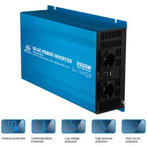 Practical True Sine Wave Power Inverter , Aluminum Single Phase Sine Wave Inverter