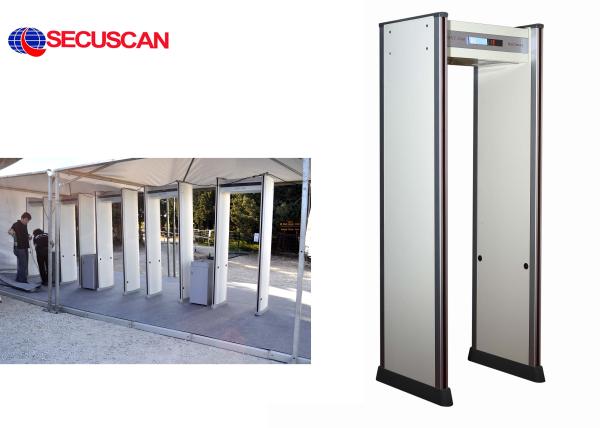 Quality SECUSCAN Walk Through Metal Detector With remote controller for detect gun weapons for sale