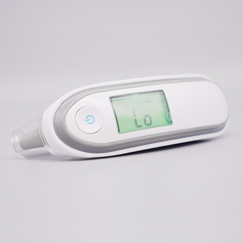 White Head Ear Newborns Infrared Thermometer LCD 0.1C Resolution
