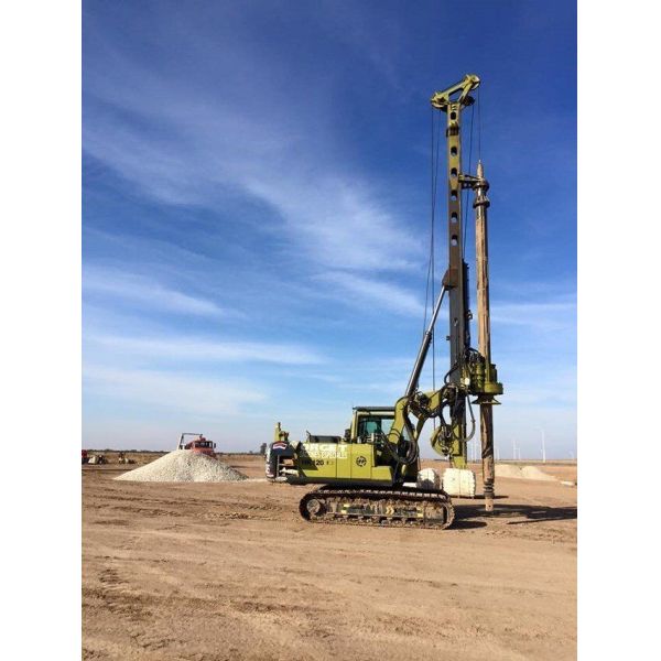 28m Drilling 1200mm Diameter Piling Rig Machine 30rpm ISO9001
