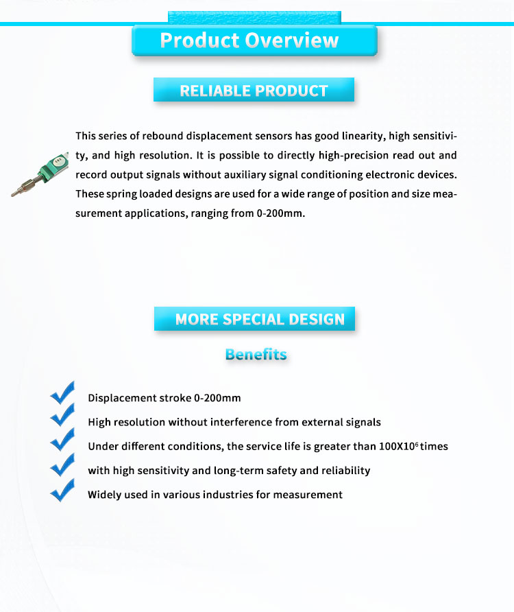UBRE-O4Y and UNIVO Linear Displacement Sensors for Aviation and Automobile Automation