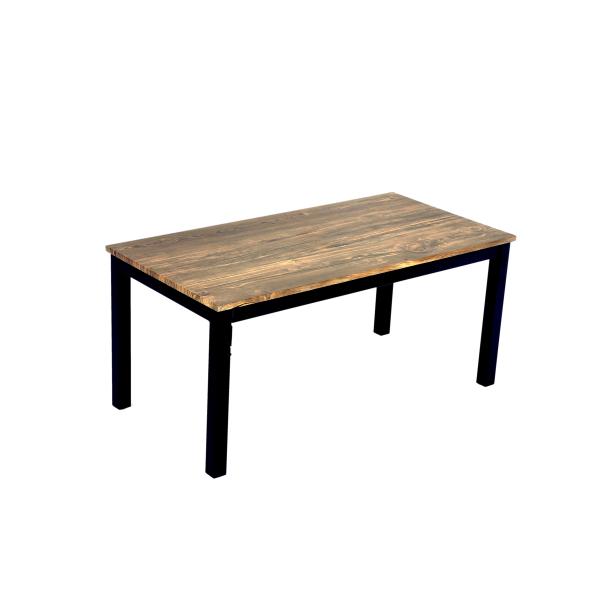 Modern Wood And Metal Coffee Table Rectangle Home Furniture