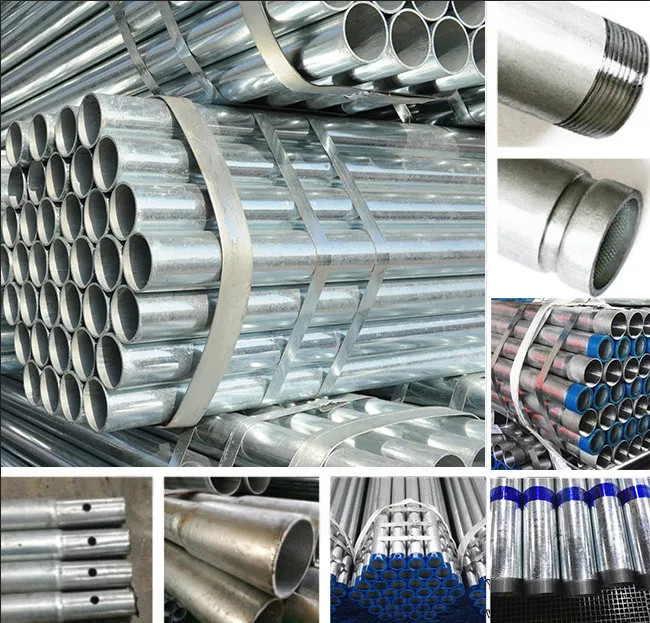 OEM Structure Bending Galvanized Steel Pipe ISO9001 SGS Q195 Powder Coated