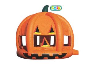 China Fireproof Commercial Inflatable Pumpkin Jumping Castle Bounce Lightweight wholesale