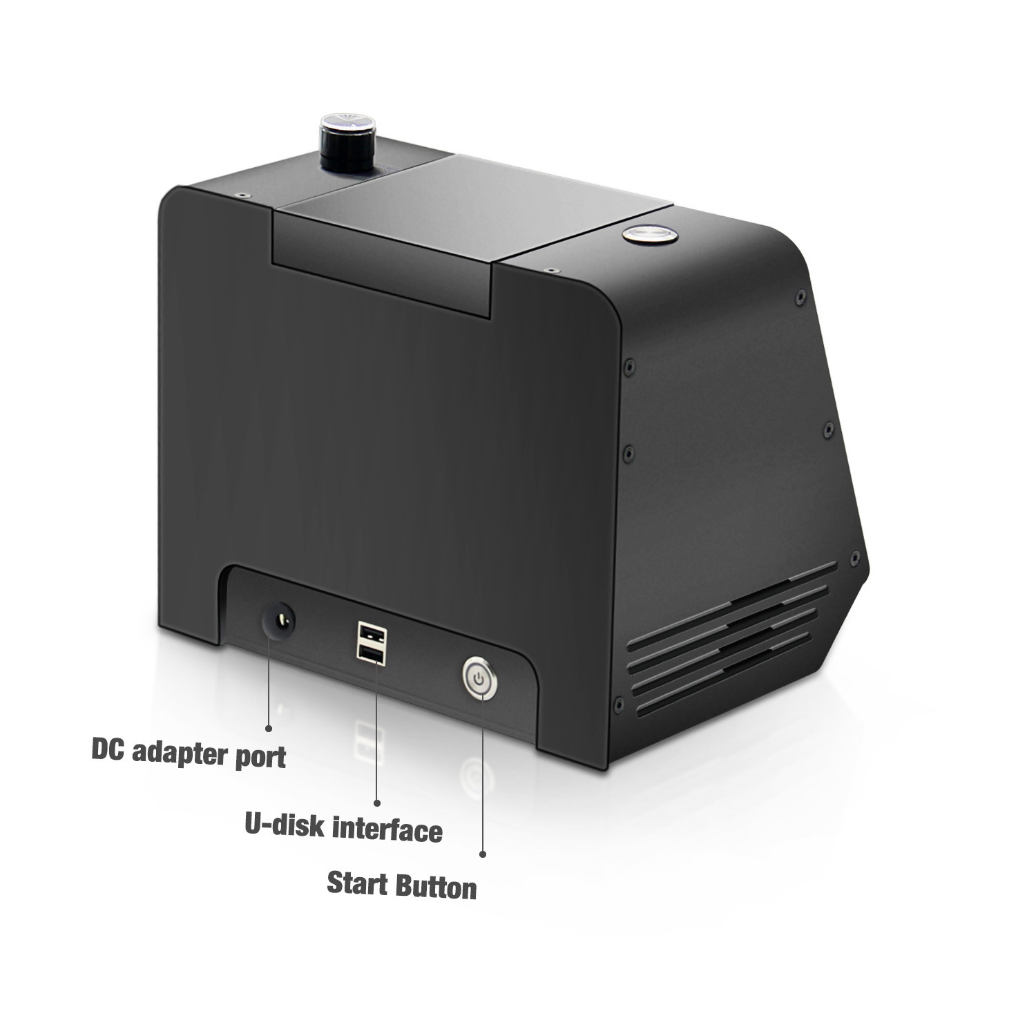 Fable gem Spectroscope desktop with screen view clear Diamond 415nm spectrum