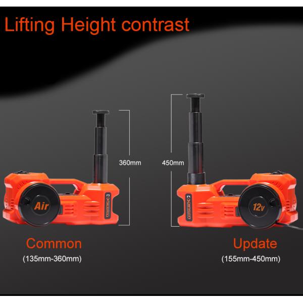 3 Ton Electric Hydraulic Jack Kit 150W With Electric Wrench Air Pressure Jack