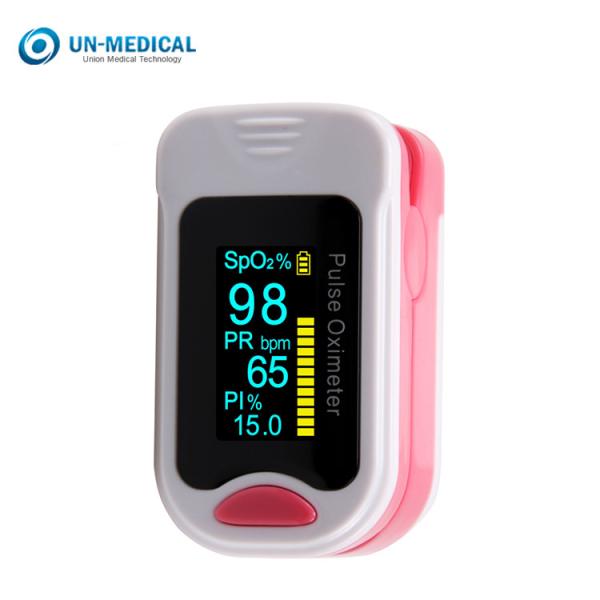 Quality UN130 OLED Fingertip Pulse Oximeter PR Pulse Bar Finger Oxygen Monitor for sale