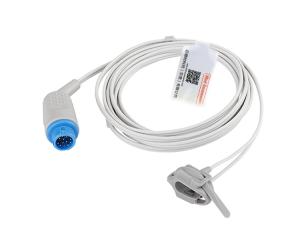 China 12 Pin Soft Reusable Spo2 Sensor Finger Clip Multifunctional wholesale