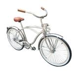 17kg 26inch 68Spokes Rim Sliver color CP frame Chrome paint single speed OEM/ODM