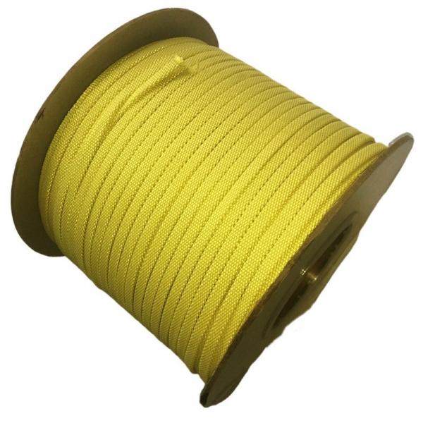 Quality Customized size of Fireproof double braided aramid rope for wholesale for Glass Tempering furnace machine rollers for sale