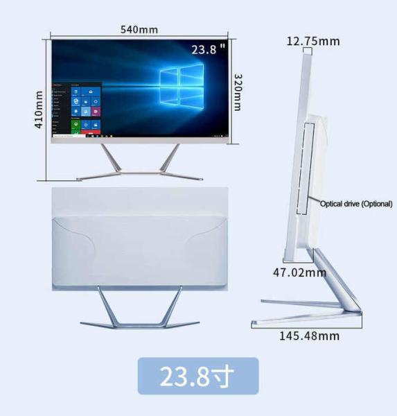 Quality All In One Desktop Computer /I5/I7/I9 2nd-12th Generation CPU Processor Providing Customized Service for sale