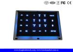 Illuminated Industrial Numeric Keypad Panel Mount With 6x4 Matrix Keys
