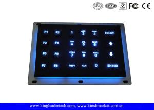 China Illuminated Industrial Numeric Keypad Panel Mount With 6x4 Matrix Keys wholesale