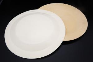 China Bamboo Round Reusable Wooden Plates Biodegradable 7&quot; 9&quot; 10&quot; Natural Color wholesale