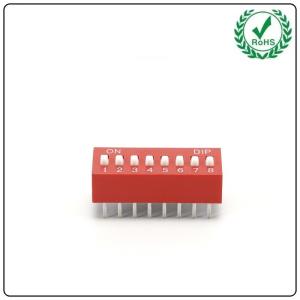 Waterproof Electronic Dip Switch 8 Position 8P Single Pole Single Throw 2.54 Pitch