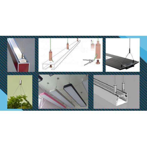 Linear Lighting Suspension Kits Ceiling Adjustable Looping Wire Gripper