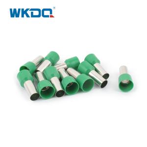 China VE7510 0.75mm² Bootlace Single Insulated Electrical Wire Ferrules Cord End Terminals For Stranded Wire Green Color wholesale
