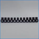 M2.6 Screws Fixed Push Pull Connection Non Fused Terminal Block 12 Ways T04-12S