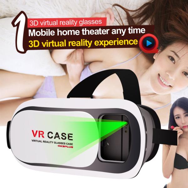 Quality Aix VR BOX 2.0 Virtual Reality Glasses, 3D VR Headsets with Bluetooth Remote Controller for sale