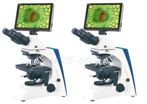 China Biological Digital LCD Screen Microscope 1600X With Android OS System wholesale